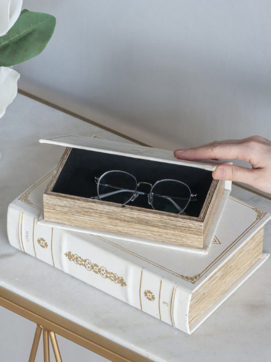 Artekko Set Dekorative Boxen Papier im Buchformat 2Stück