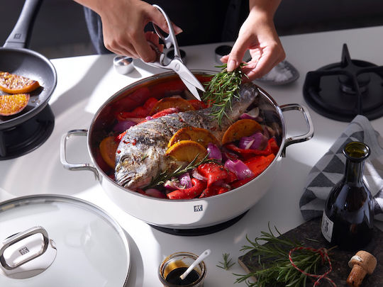 Zwilling J.A. Henckels Кухненски ножици от неръждаема стомана Сребрист