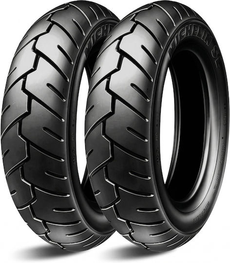 Michelin S1 Anvelopă pentru scuter cu Dimensiune 80/100-10 46J Fără cameră