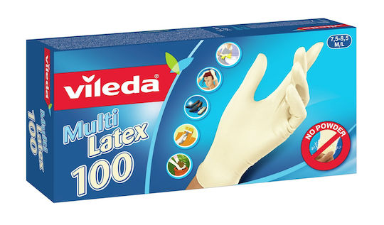 Vileda 131846 Mănuși Multifuncționale Pachet 100 Bucăți L