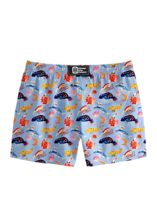 Herren-Bademode Kurze Hosen Blau