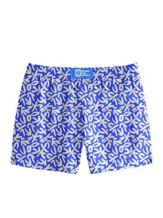 Herren-Bademode Kurze Hosen Blau