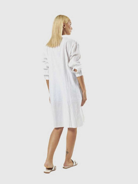 Verde Women's Maxi Beach Caftan White