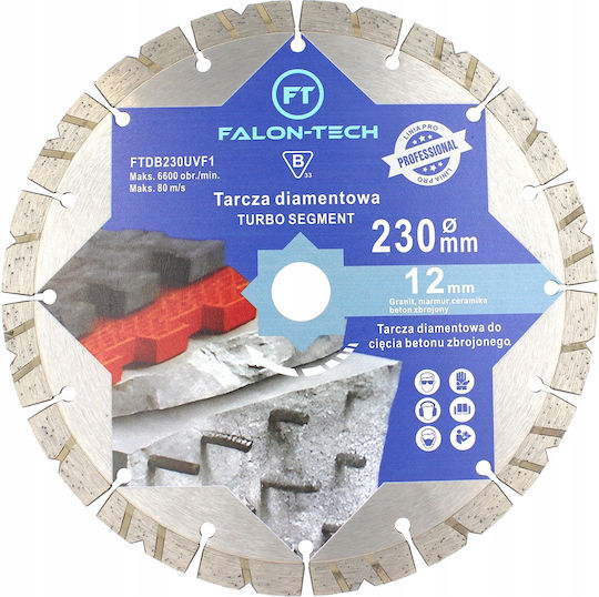 Falon-Tech Pro Δίσκος Κοπής Δομικών Υλικών