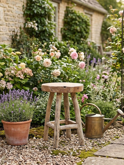Hölzernes Gartenhocker Außengebrauch Teak 30x30x42cm