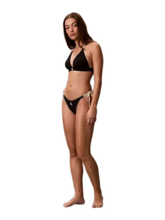 Bikini Triangle With Padding Black
