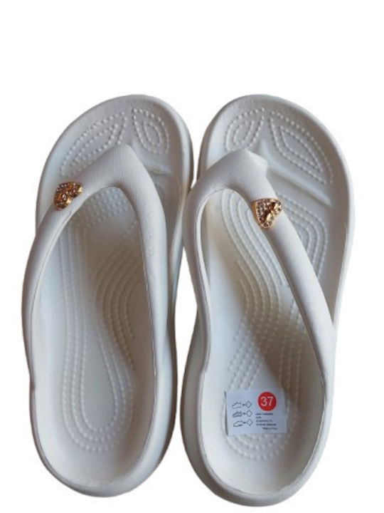 Women's Flip Flops White