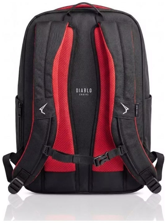 Diablo Τσάντα Πλάτης για Laptop 15.6" σε Μαύρο χρώμα