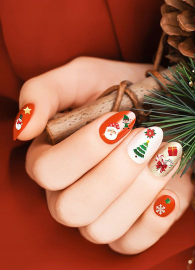 Decorative Nail Stickers Christmas Mix