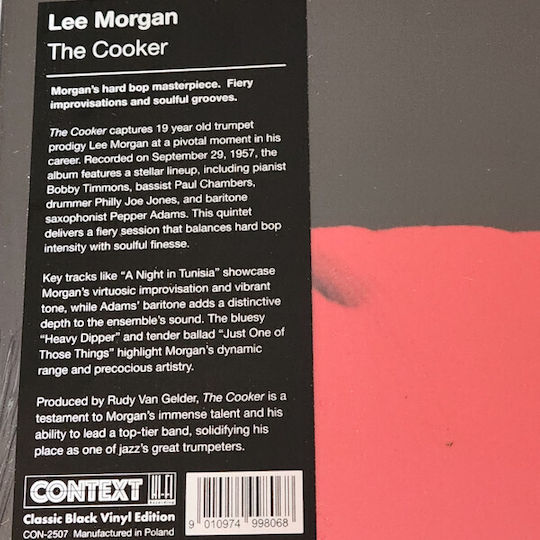 Lee Morgan Cooker Vinyl
