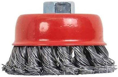 3-inch Hard Wire Cup Brush Angle Grinder