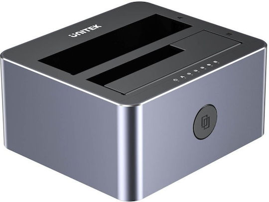 Unitek Docking Station за Сата Твърди Дискове 2.5" със Свързаност USB-C (Y-3027GY01-EU)