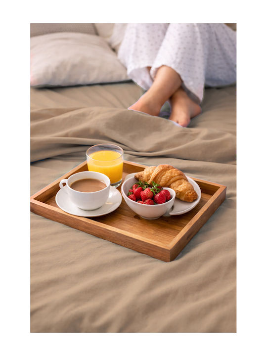 Fan Europe Double Bed Sheet 200x220cm Dark Beige