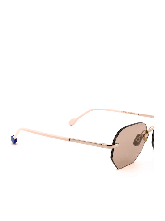 Urban Owl Unisex Γυαλιά Ηλίου με Ροζ Μεταλλικό Σκελετό και Ροζ Φακό LIAM-C4