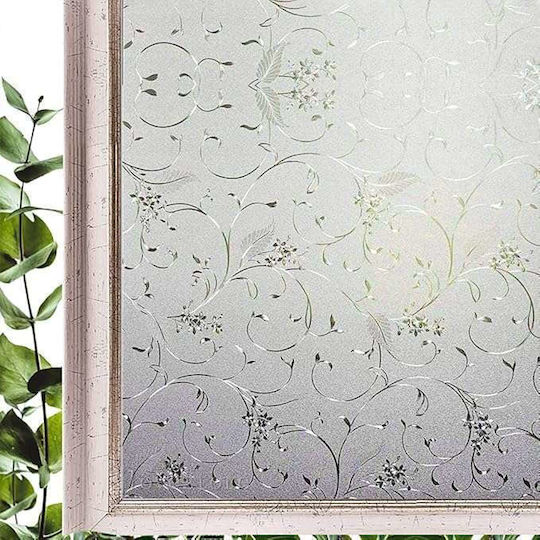 Opake Selbstklebende Fenstertapete Kletterranken Muster 90 X 200 Cm