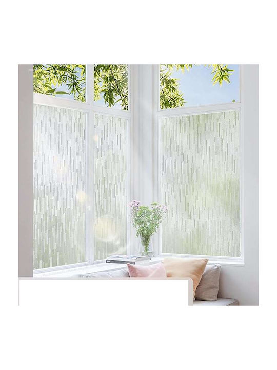 Self-adhesive Glossy Striped Window Film 90 X 300 Cm