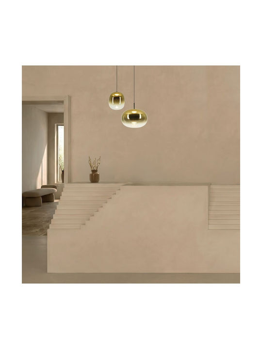 Zambelis Lights Zambelis Lights Gold LED Ceiling Light with Warm White Light 28x28cm
