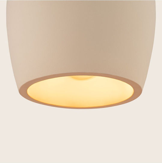 Zambelis Lights Zambelis Lights Deckenleuchte Beiges Mit E27 Lampenbirnensockel 16x16cm
