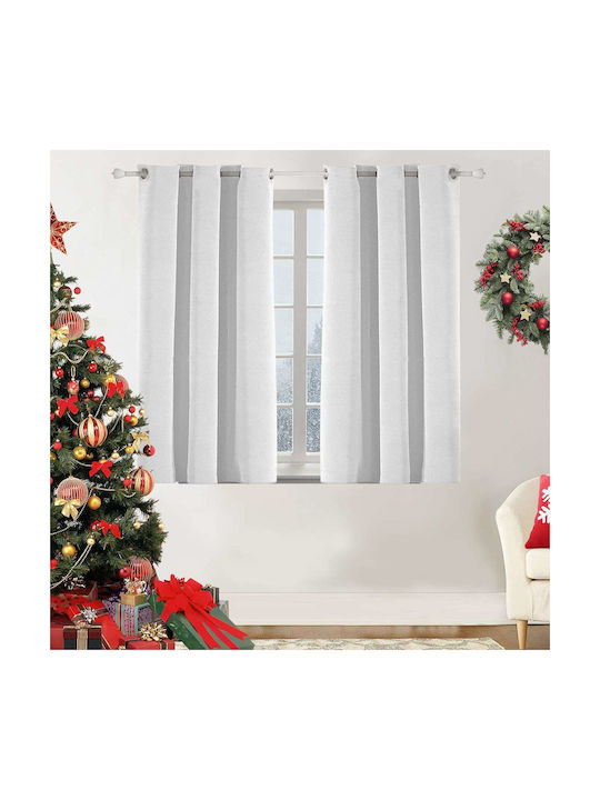 Verdunkelungsvorhänge Set mit Grommets Beige 140x260cm