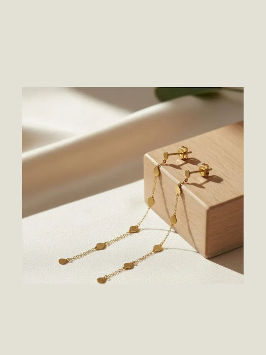Vergoldete Ohrringe aus 9K Gold