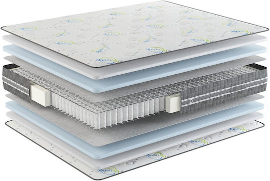 Bio Ημίδιπλο Ανατομικό Στρώμα 130x200x30cm με Ανεξάρτητα Ελατήρια