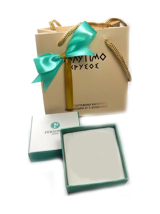 Personal Jewel Κολιέ Όνομα από Ροζ Επιχρυσωμένο Ασήμι