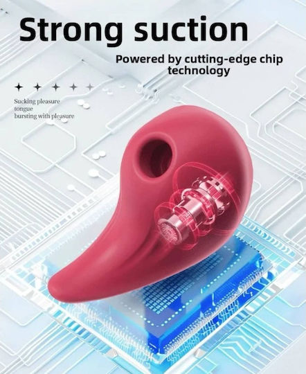 Ophelia's Dream Toys Clitoral Suction Stimulator Red 10sw3088