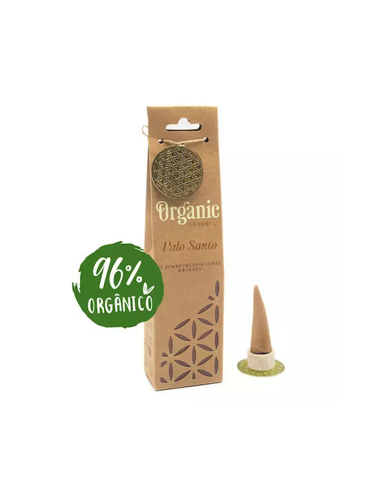 Конуси за тамян XL Organic Goodness с керамична основа за изгаряне на градински чай