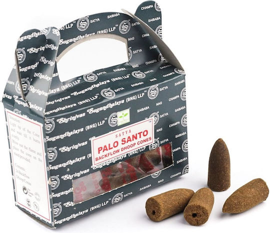 Palo Santo Satya Backflow Incense Cones 24pcs