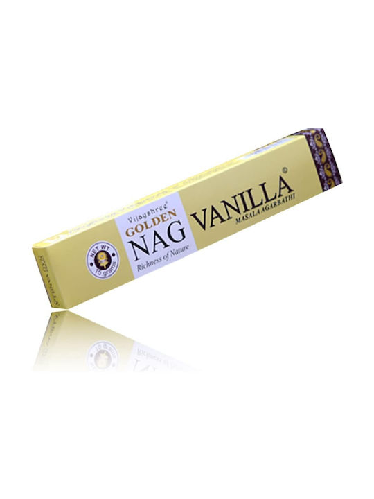 Golden Nag Vanille Raumdüfte Sticks 15gr/15 Stück Vijayshree