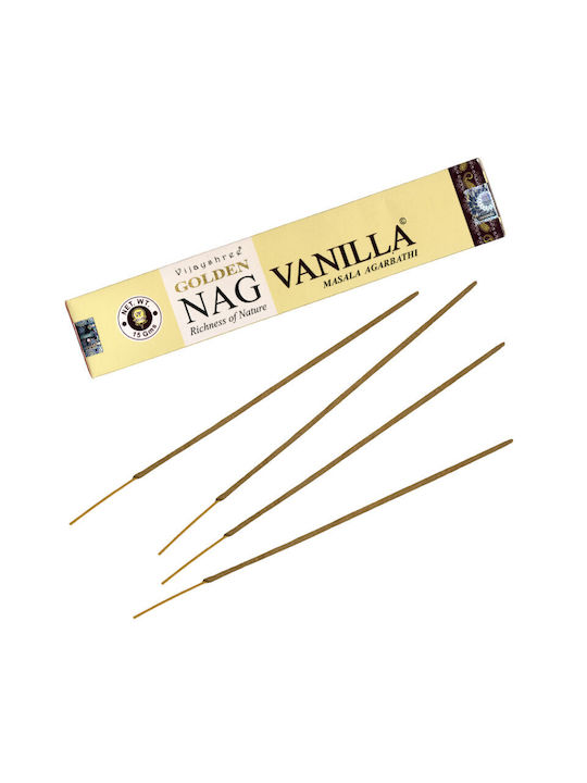 Golden Nag Vanille Raumdüfte Sticks 15gr/15 Stück Vijayshree