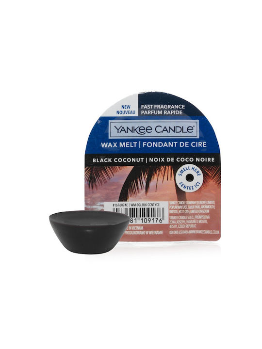 Yankee Candle Χριστουγεννιάτικο Αρωματικό Wax Melt με Άρωμα Black Coconut 1676074 22gr