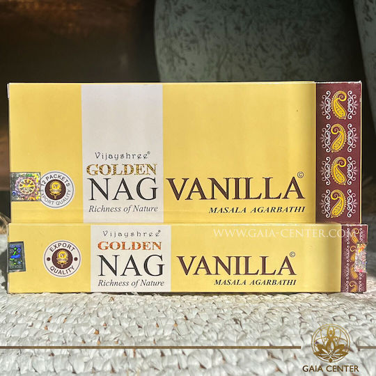 Golden Nag Vanilla Αρωματικά Sticks Χώρου 15gr/15τεμάχια Vijayshree