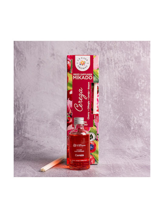 La Casa de los Aromas Difuzor cu Aromă Cireșe Sticlă de sticlă 50ml