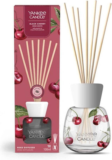 Yankee Candle Duftdiffusor Yankee Candle Schwarzkirsche Duftstäbchen 100ml 14157114 5038581156354
