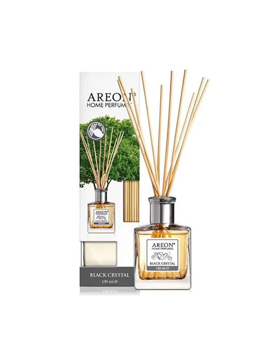 Difuzor de parfum pentru cameră Areon Home Perfumes, bețe parfumate Black Crystal, 150ml
