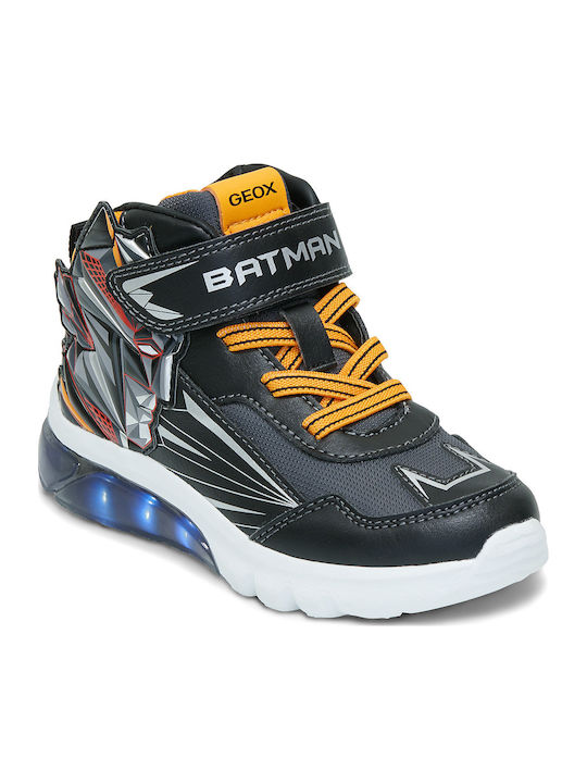 J Ciberdron Kinder Sneaker Hoch Anatomisch Schwarz