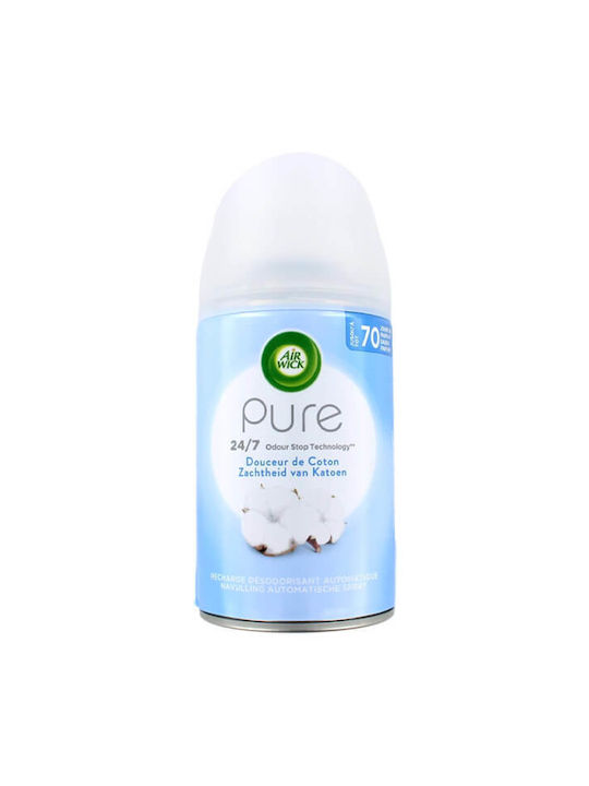 Airwick Ανταλλακτικό για Συσκευή Ψεκασμού Freshmatic με Άρωμα Pure Soft Cotton 250ml