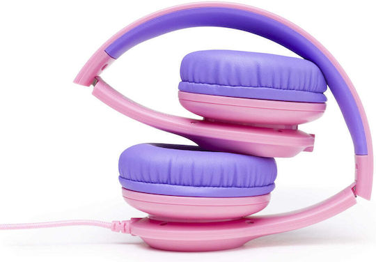 PowerLocus PLED Παιδικά On Ear Ακουστικά Ροζ