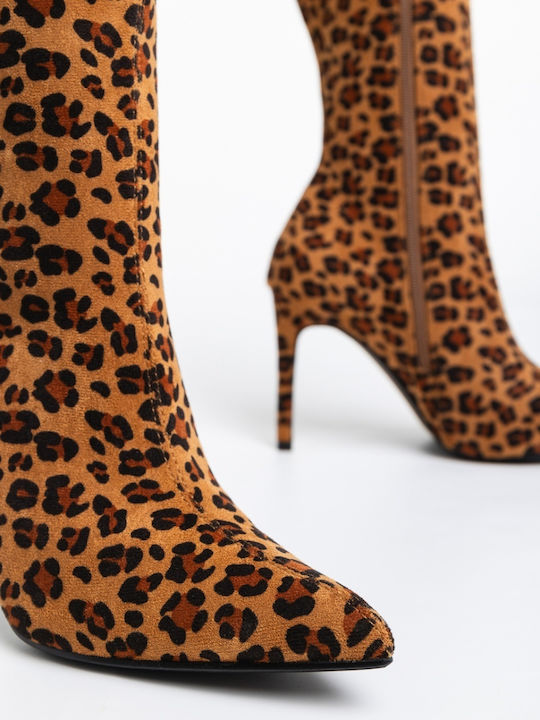 Damenstiefel mit Hohem Absatz Braune