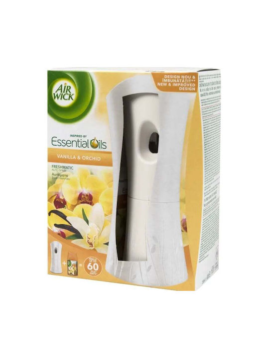 Air Wick Freshmatic Automatisches Raumduftgerät & Ersatz Vanille & Orchidee 250ml