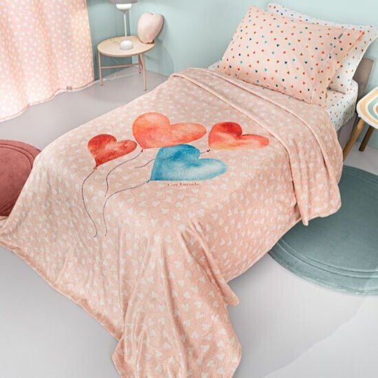 Guy Laroche Fleece Blanket Amore Multicolour 220x160cm