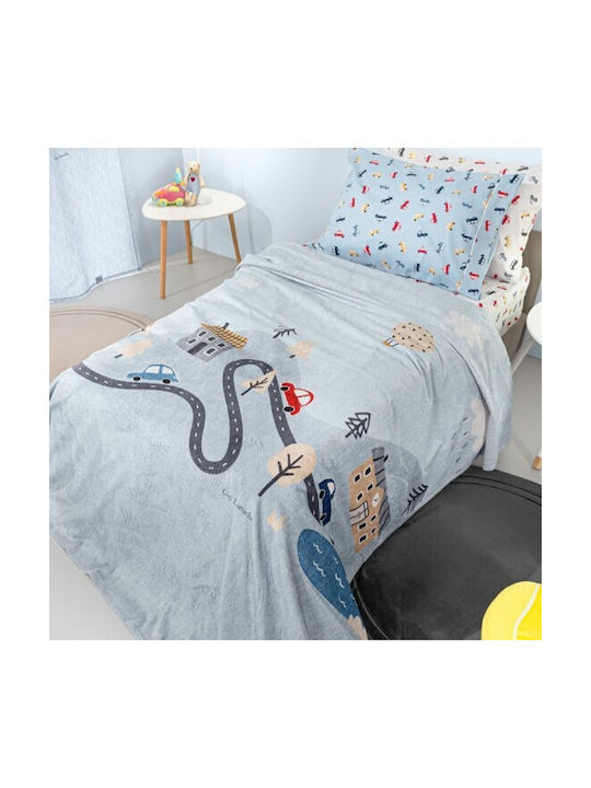 Guy Laroche Κουβέρτα Fleece Roadtrip Πολύχρωμη 220x160εκ.