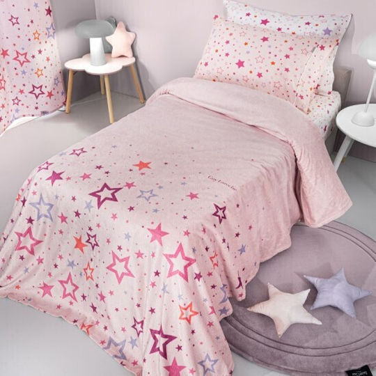 Guy Laroche Fleece Blanket Starland Multicolour 220x160cm
