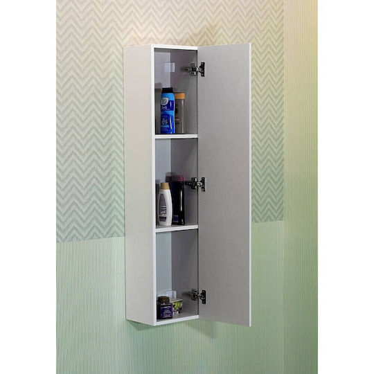 M-Mebel ELK2801UN Στήλη Μπάνιου Δαπέδου 120x21x28cm Γκρι