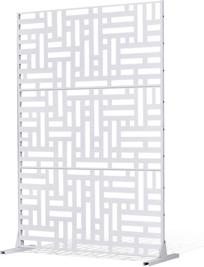 Vevor Metal Privacy Screen 47" X 76" Εξωτερικές Οθόνες & Πάνελ Απορρήτου Λευκό