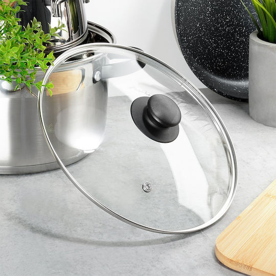 Vilde Glas-Kochgeschirrdeckel für Topf 24cm