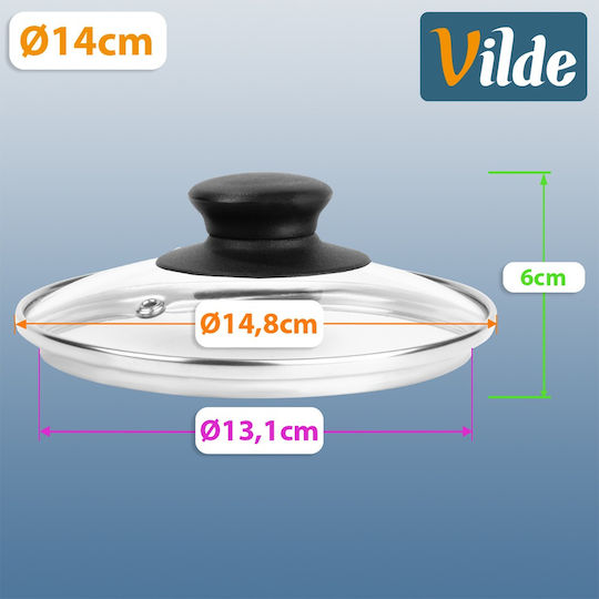 Vilde Glass Lid for Pot 14cm