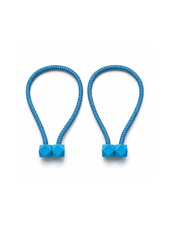 Raute Krawatten-Rücken Magnetisch Sky Blue 2Stück