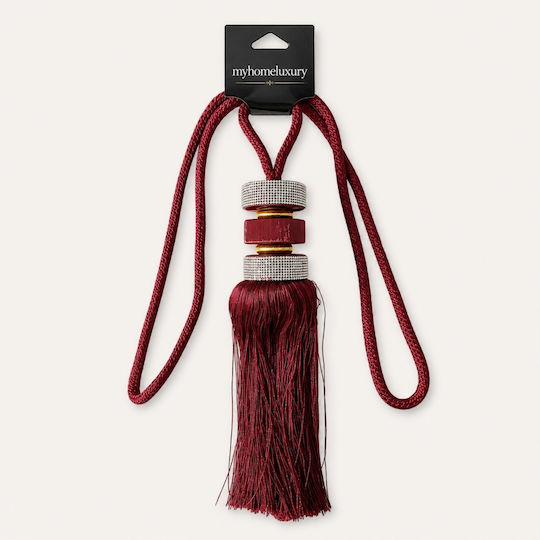 My Home Luxury Tie-Back din Metal Burgundy 1buc My Home Luxury Tie-Back din Metal Burgundy 1buc